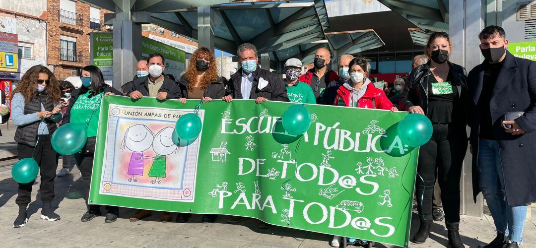 La cabecera de la manifestción