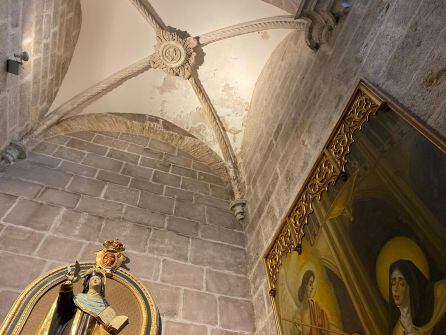 Humedades en la Colegiata Gandia