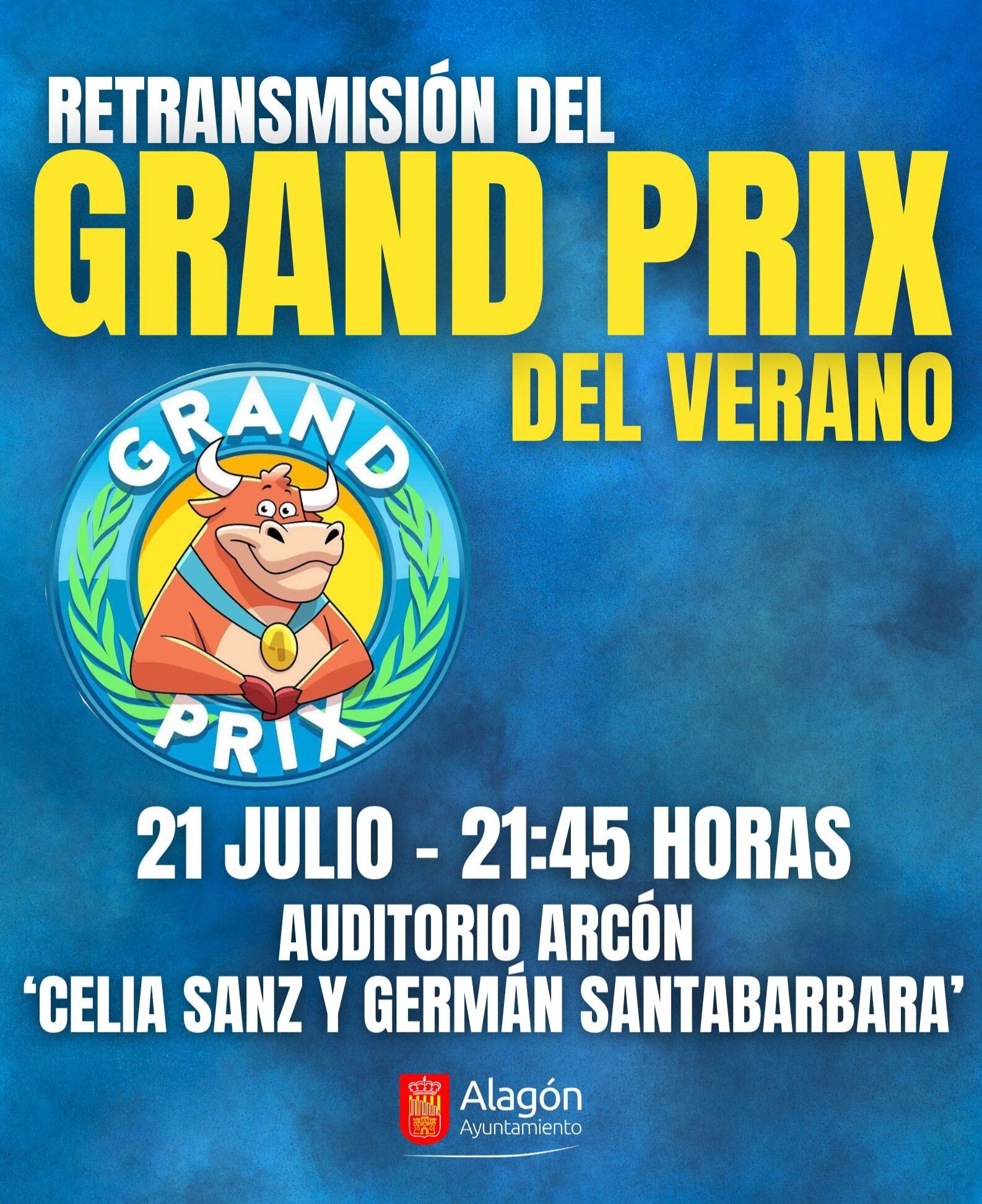 Cartel del ayuntamiento de Alagón