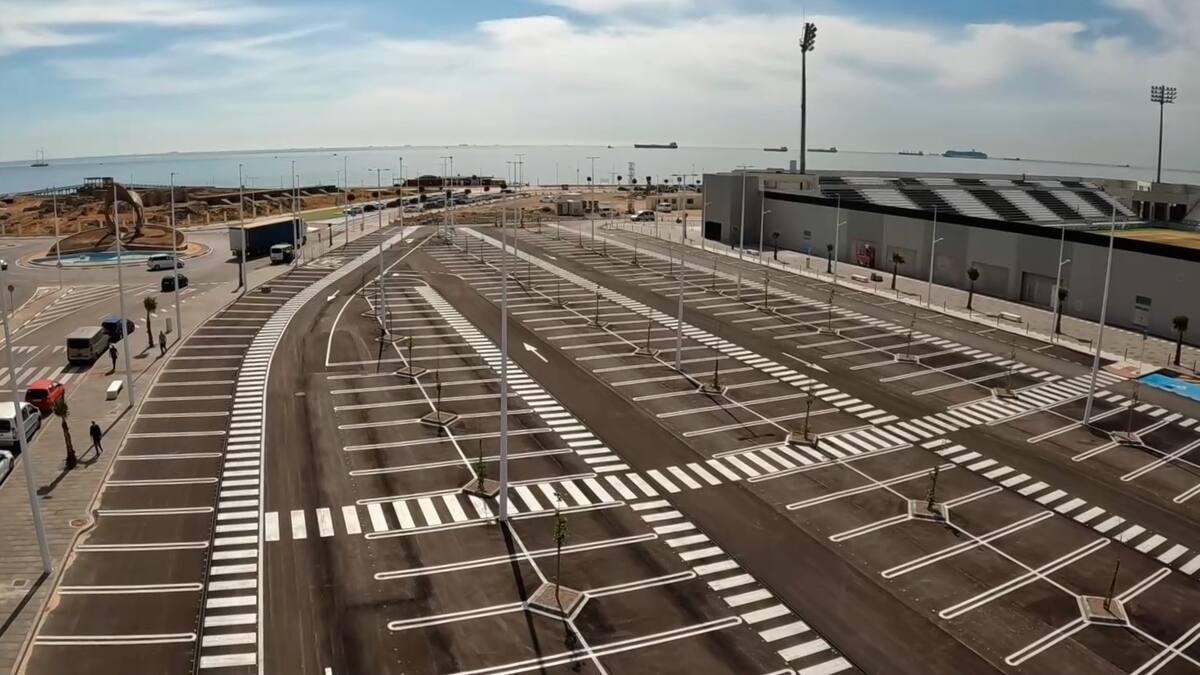 Juan Franco parking Ciudad de La Línea