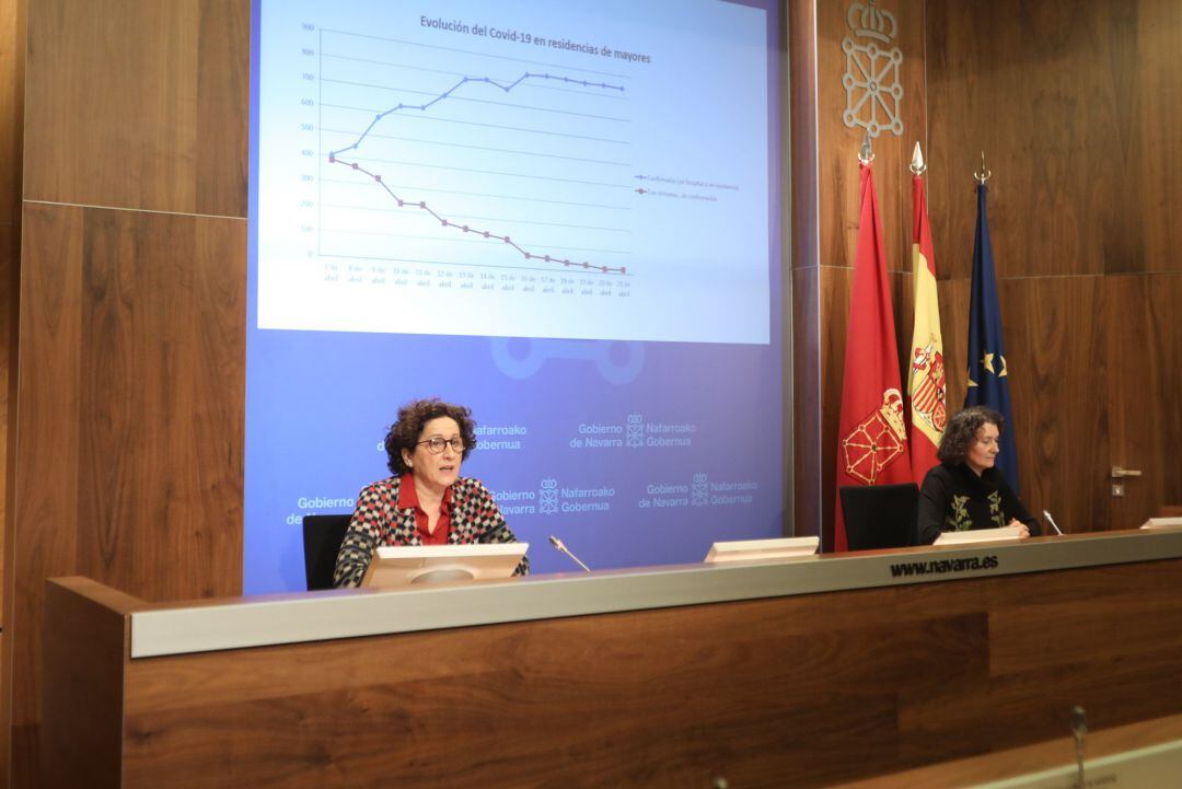 La consejera de Derechos Sociales, Carmen Maeztu, y la gerente de la Agencia Navarra de Autonomía y Desarrollo de las Personas (ANADP), Inés Francés SOCIEDAD ESPAÑA EUROPA POLÍTICA NAVARRA
 GOBIERNO DE NAVARRA
 