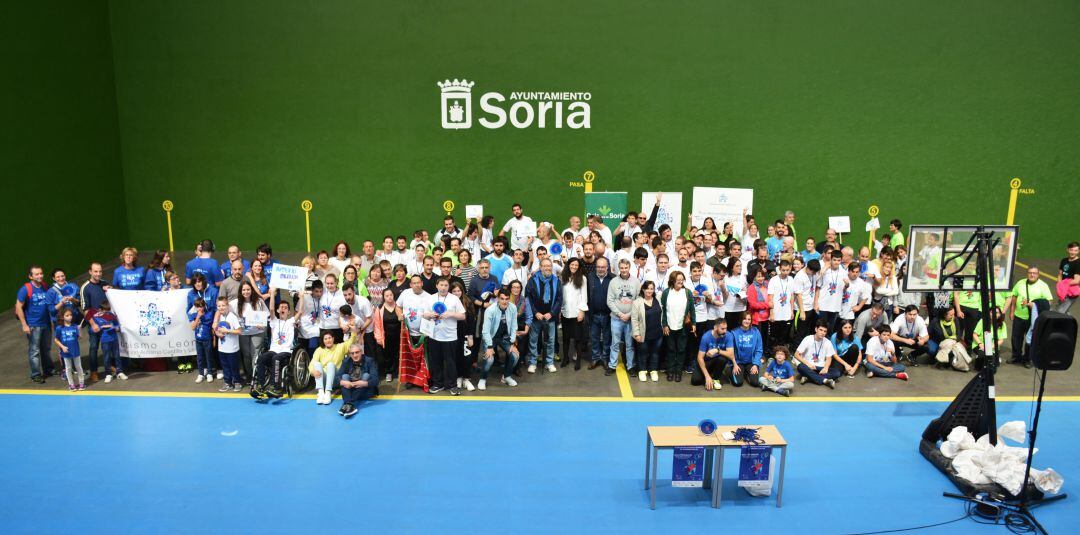 Los participantes en el III Encuentro Deportivo Regional de Personas con TEA.