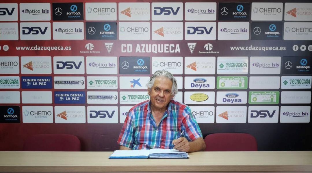 Felipe Oñoro, presidente del CD Azuqueca