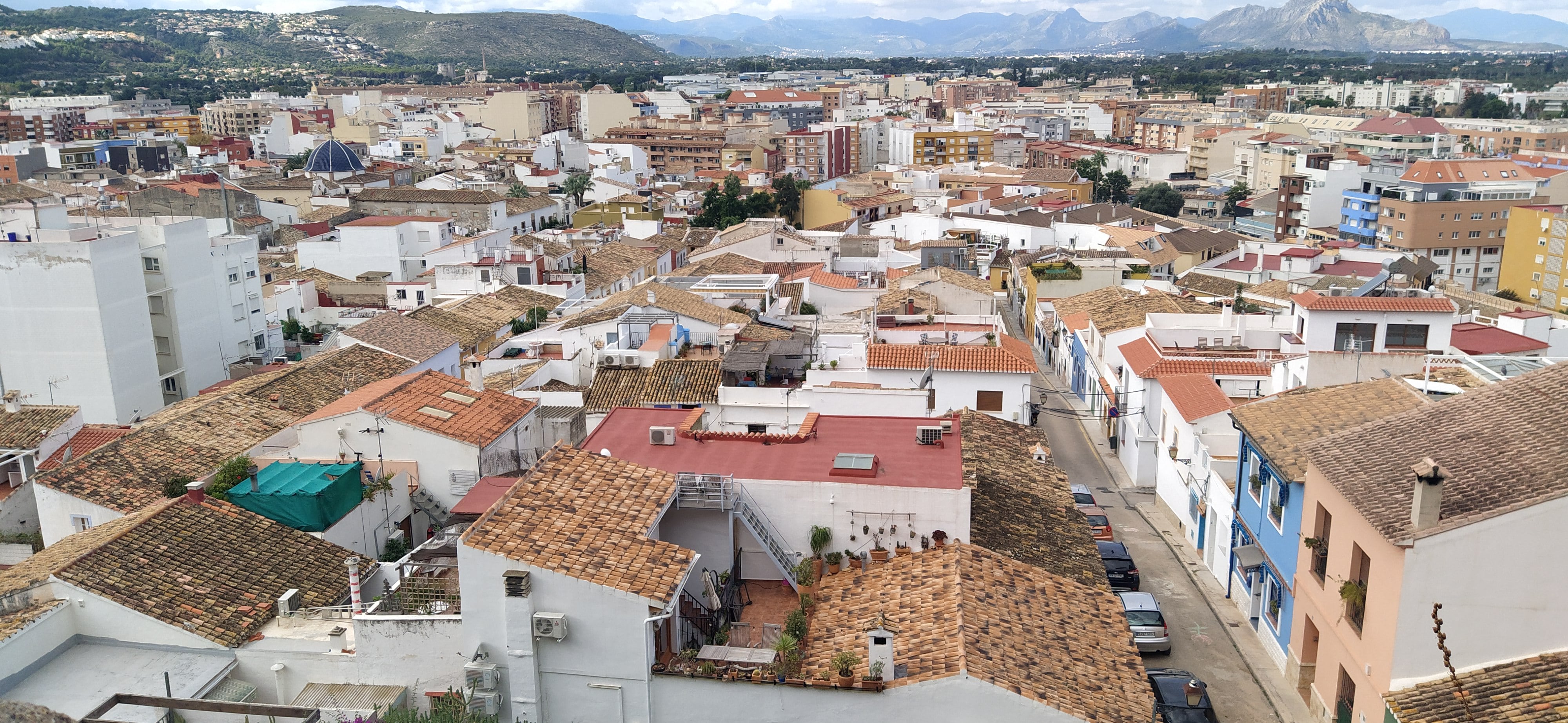 Vistas de Dénia desde el Castillo.