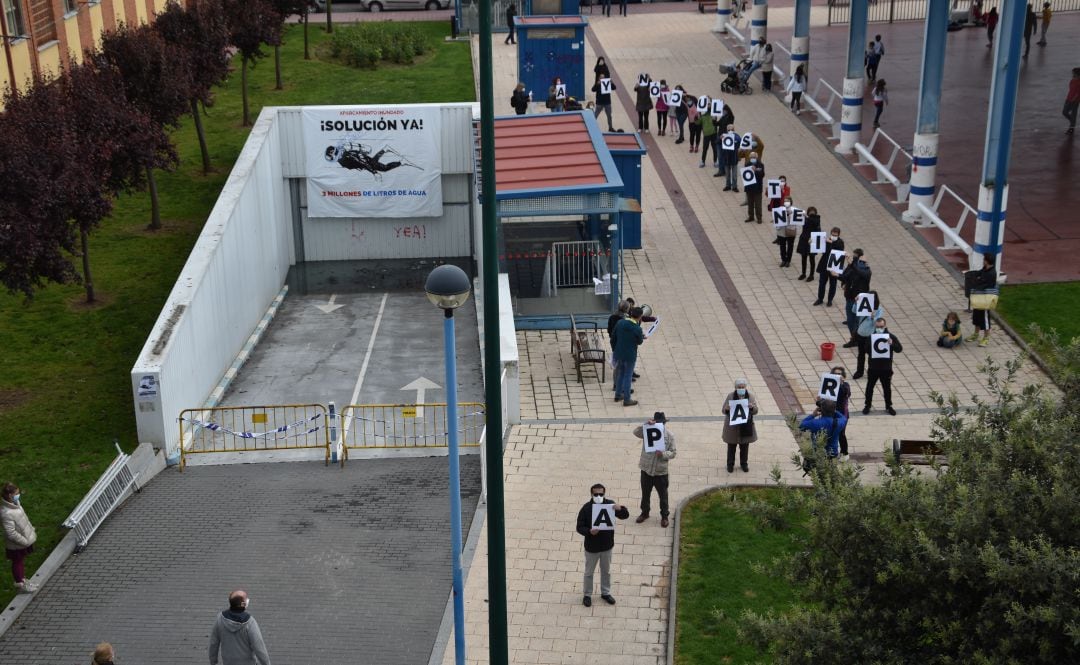 Concentración en la plaza de la Solidaridad