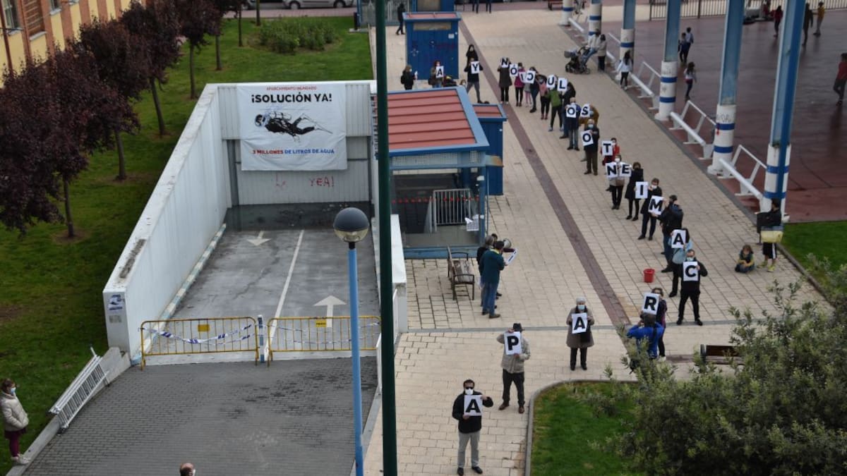 Los vecinos de La Victoria piden una solución "urgente" para el parking subterráneo