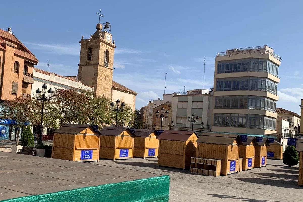 Casetas de Tomelloso Sabor en la plaza de España