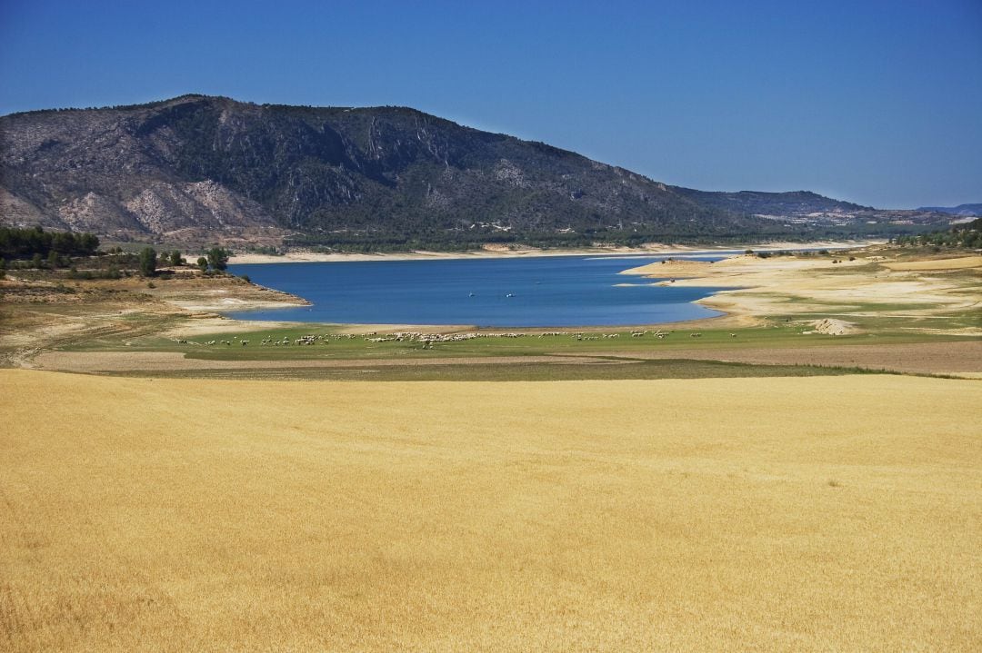 Pantano de Buendía, de donde procede parte del agua del Trasvase