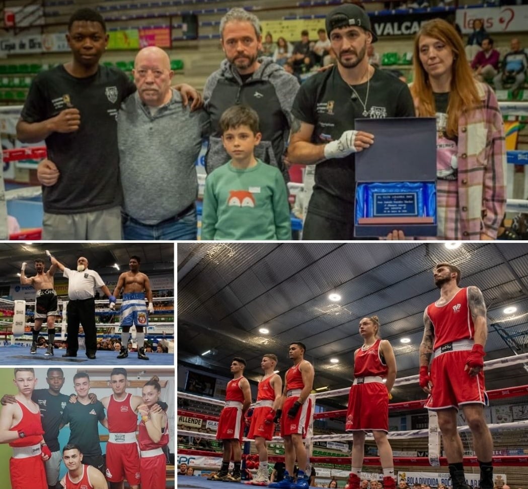 Familia, amigos, púgiles y aficionados celebraron de una velada para la historia del boxeo arandino