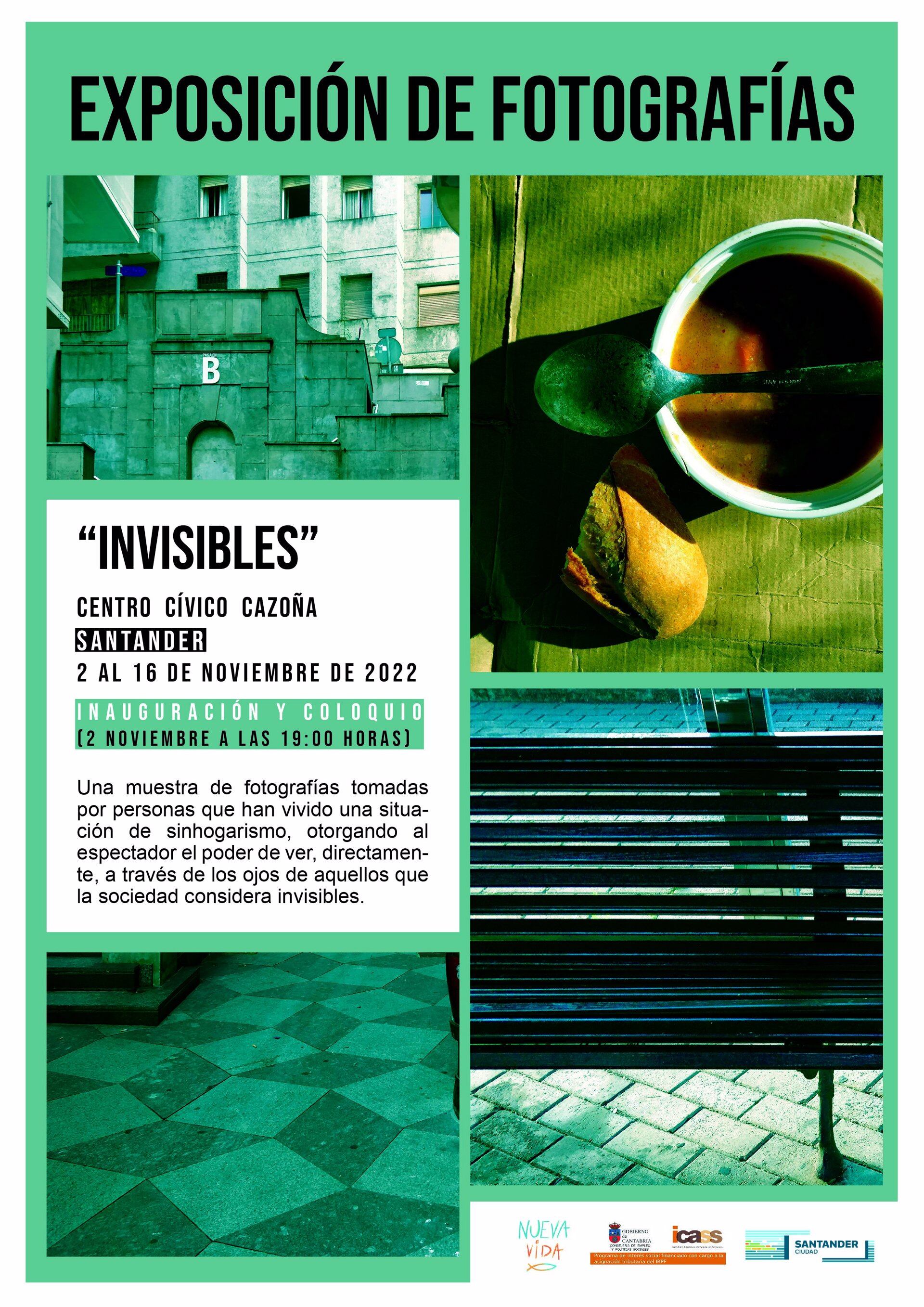 Cartel de la exposición &#039;Invisibles&#039;