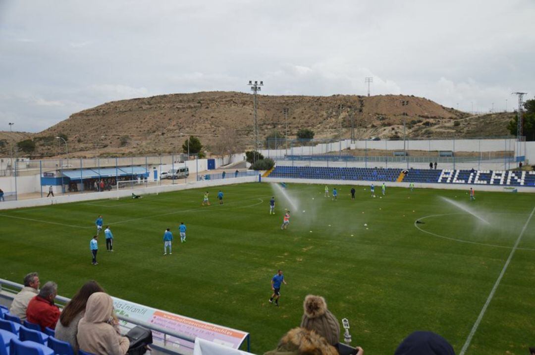 Partido del CFI Alicante, en el Antonio Solana