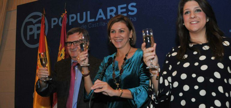 Cospedal celebró la navidad con el PP de Toledo