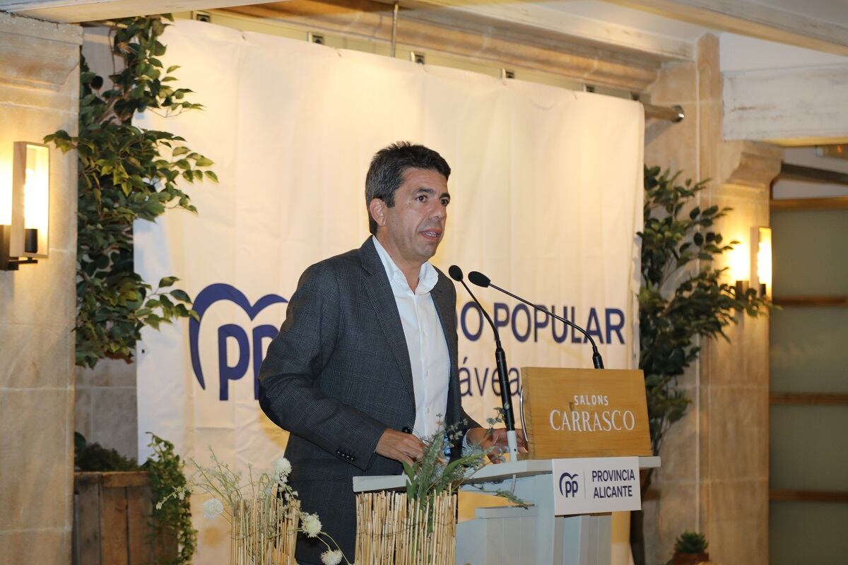 Carlos Mazón, presidente del PPCV y candidato a la presidencia de la Generalitat Valenciana.