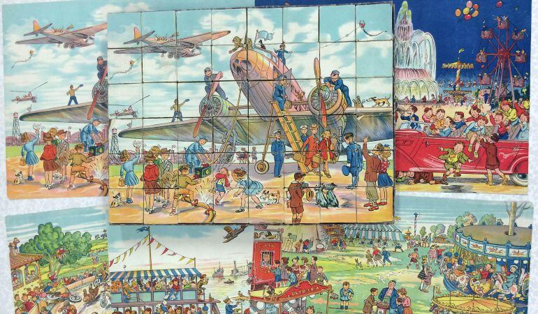 Capsa de trencaclosques dels anys 50