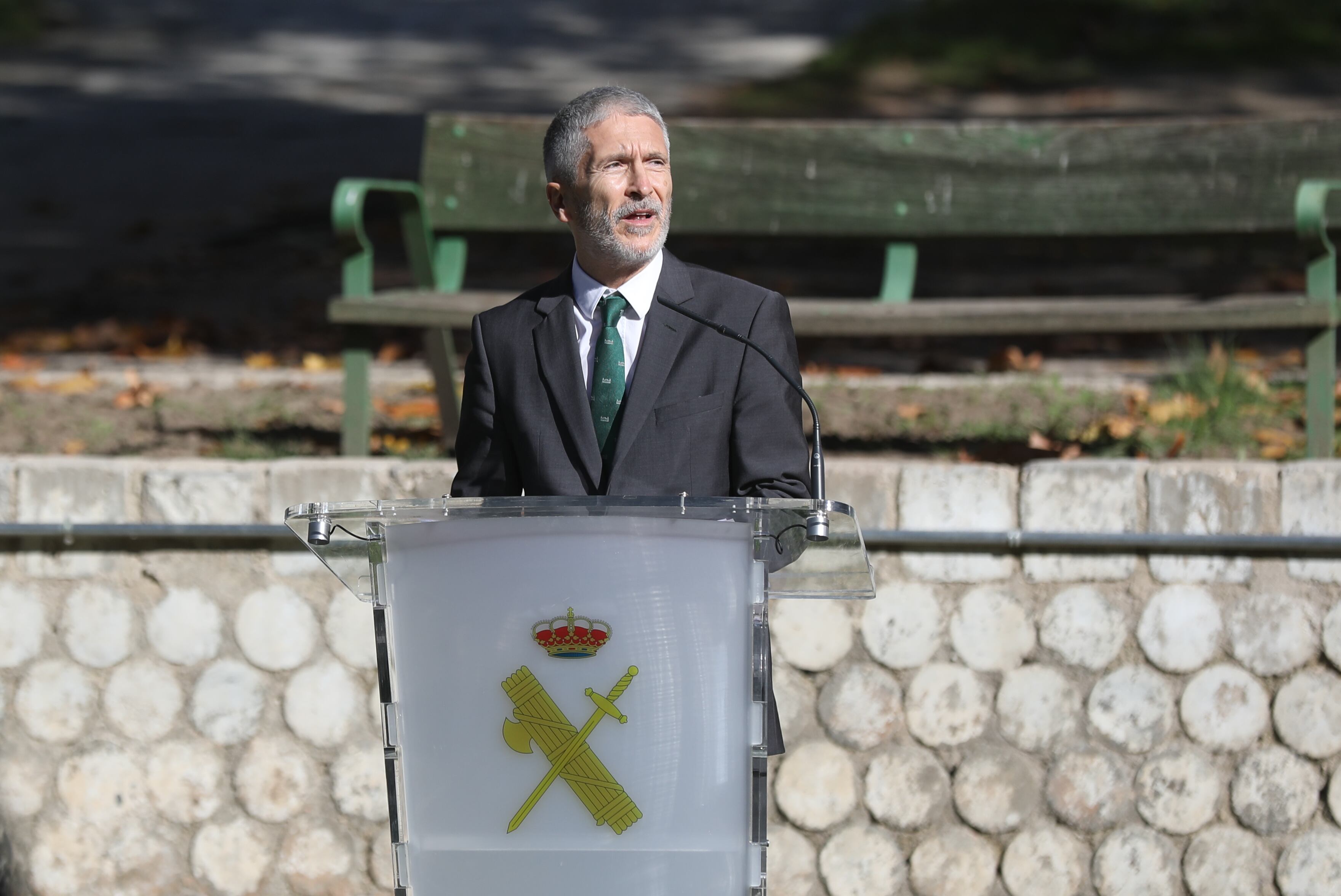 El ministro Fernando Grande-Marlaska durante un acto de la Guardia Civil