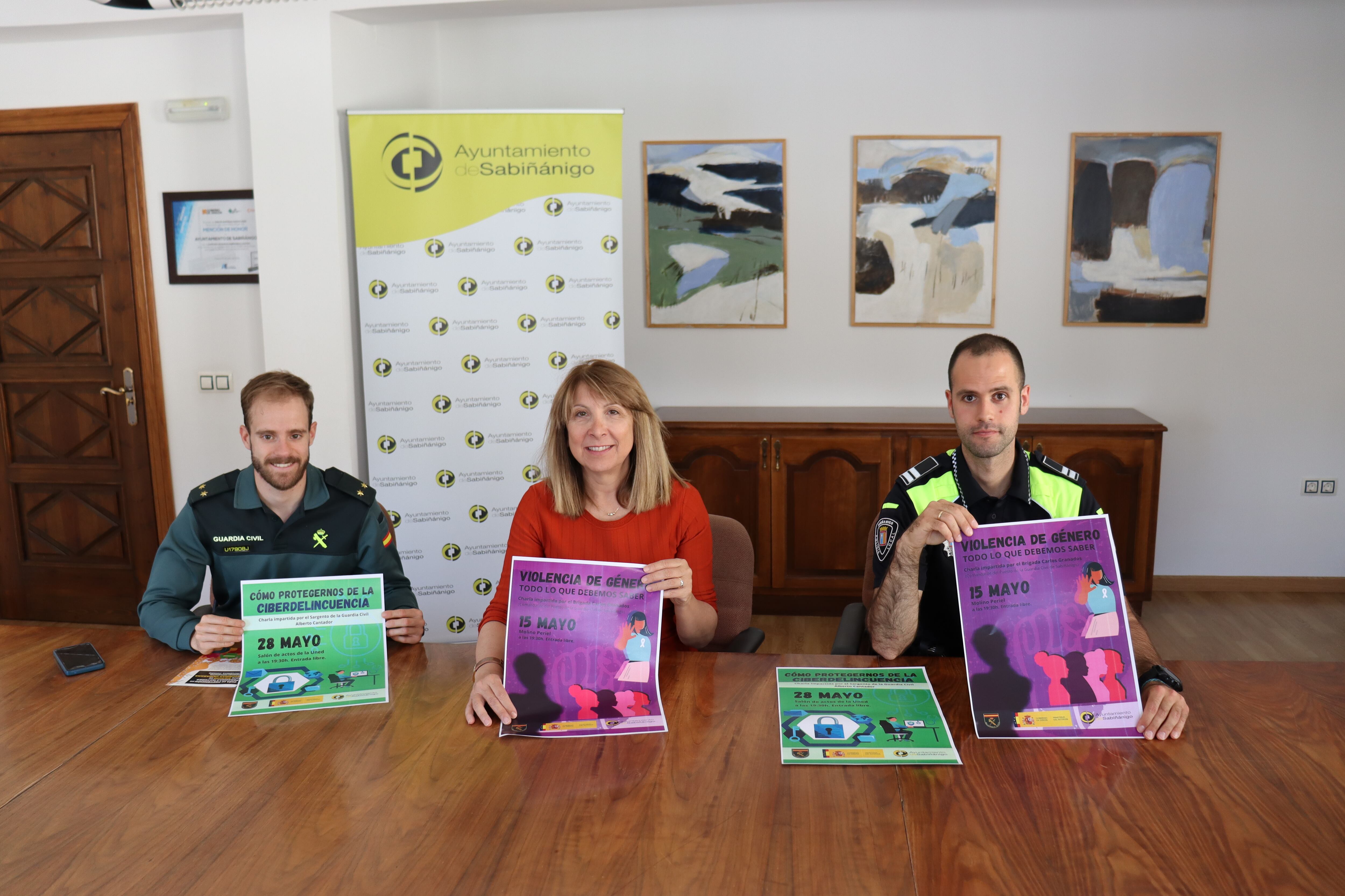 Charlas de prevención sobre violencia de género y ciberdelincuencia en Sabiñánigo