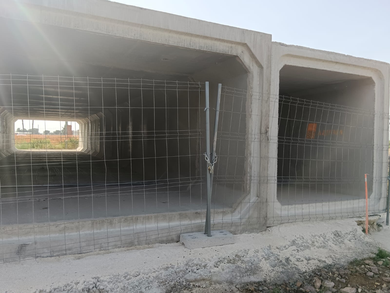 Tapan los lasos de agua de hormigón