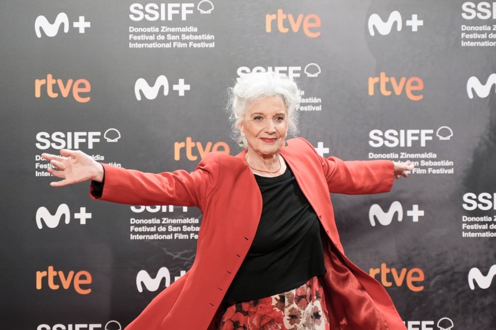 Marisa Paredes en el Festival de San Sebastián de 2023. Foto de Ulises Gutiérrez