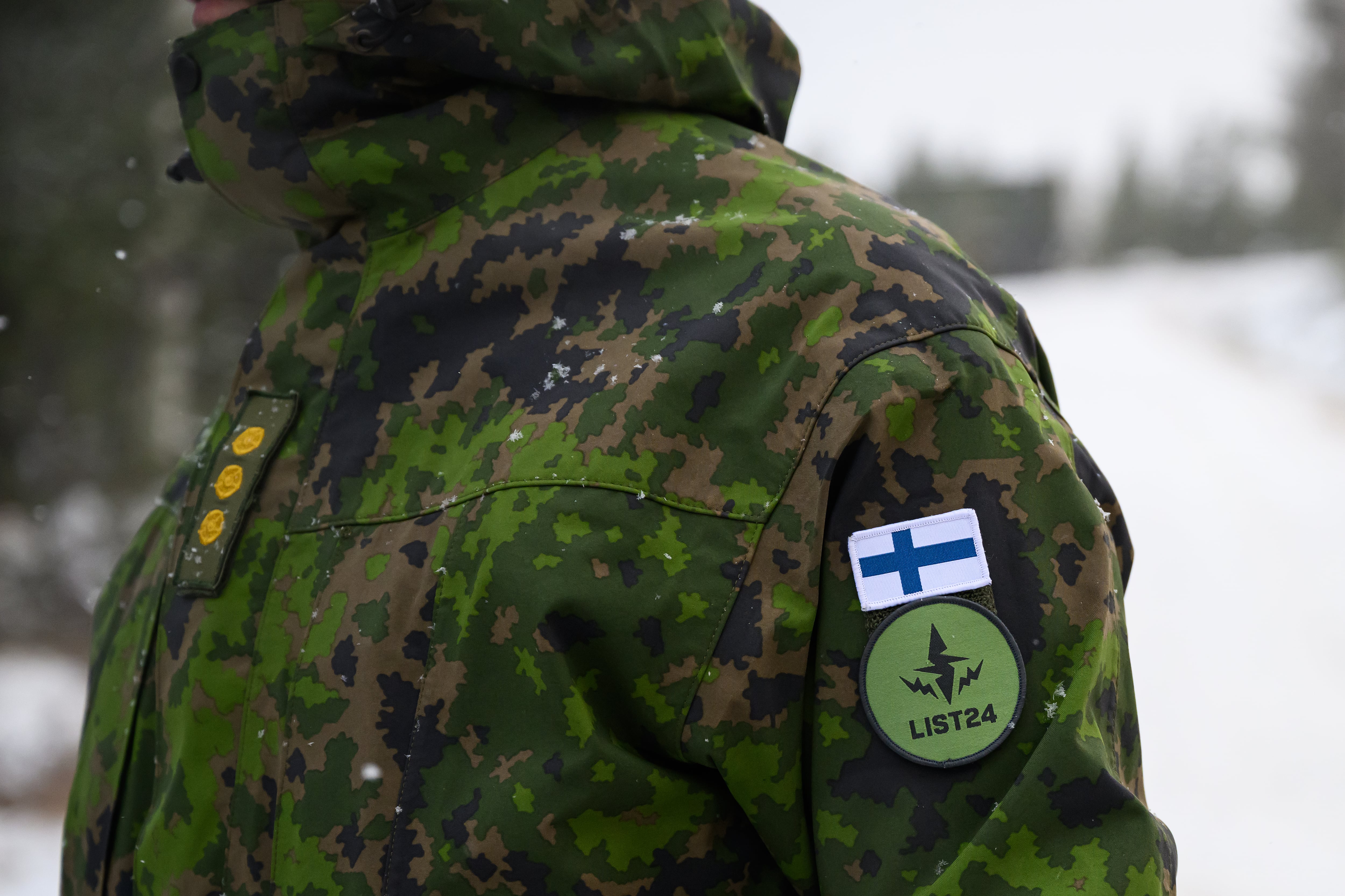 Un soldado de Finlandia durante un ejercicio de la OTAN en Heinu, al sur del país, el pasado año
