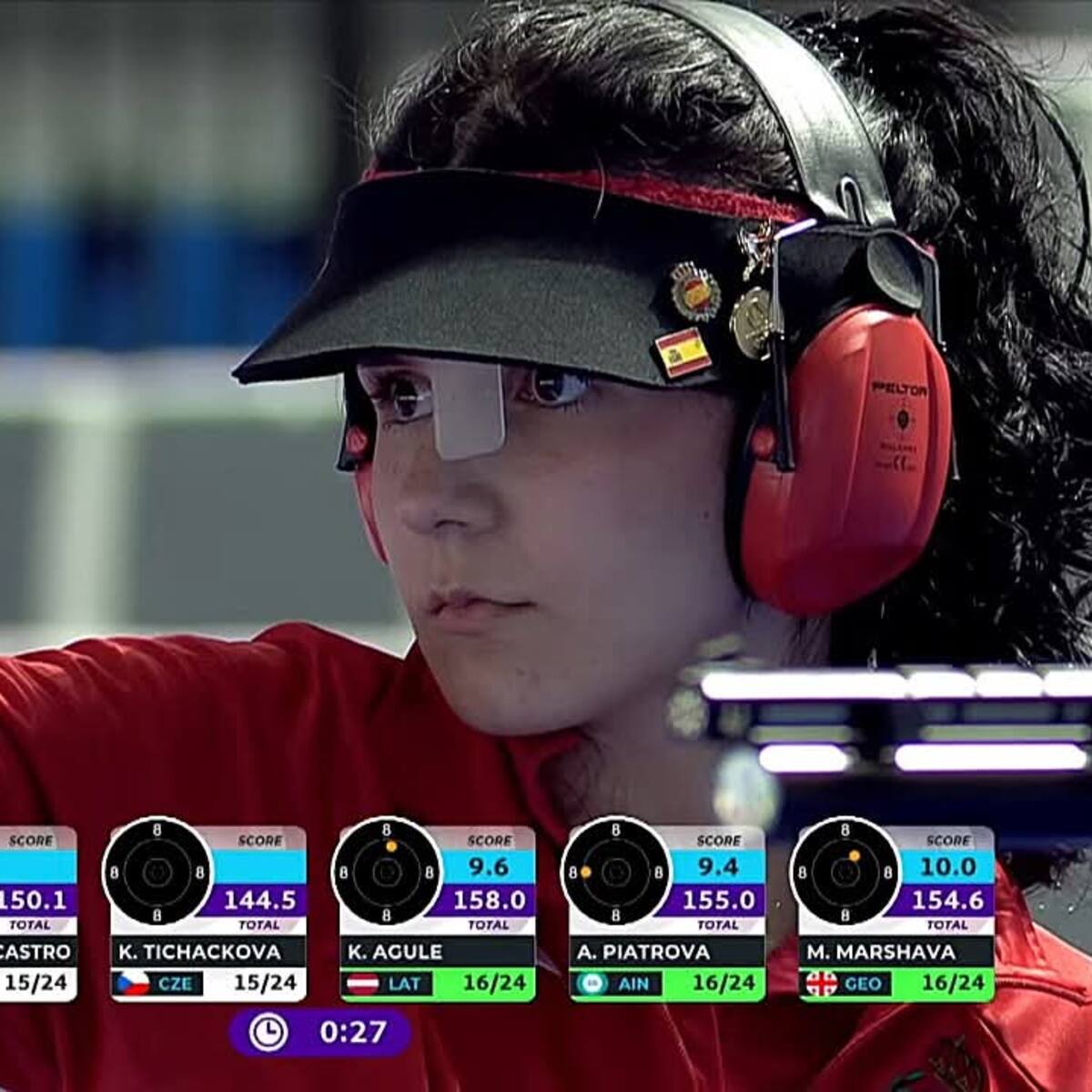 Inés Ortega Castro, la almeriense que conquista Europa con una puntería de otro planeta