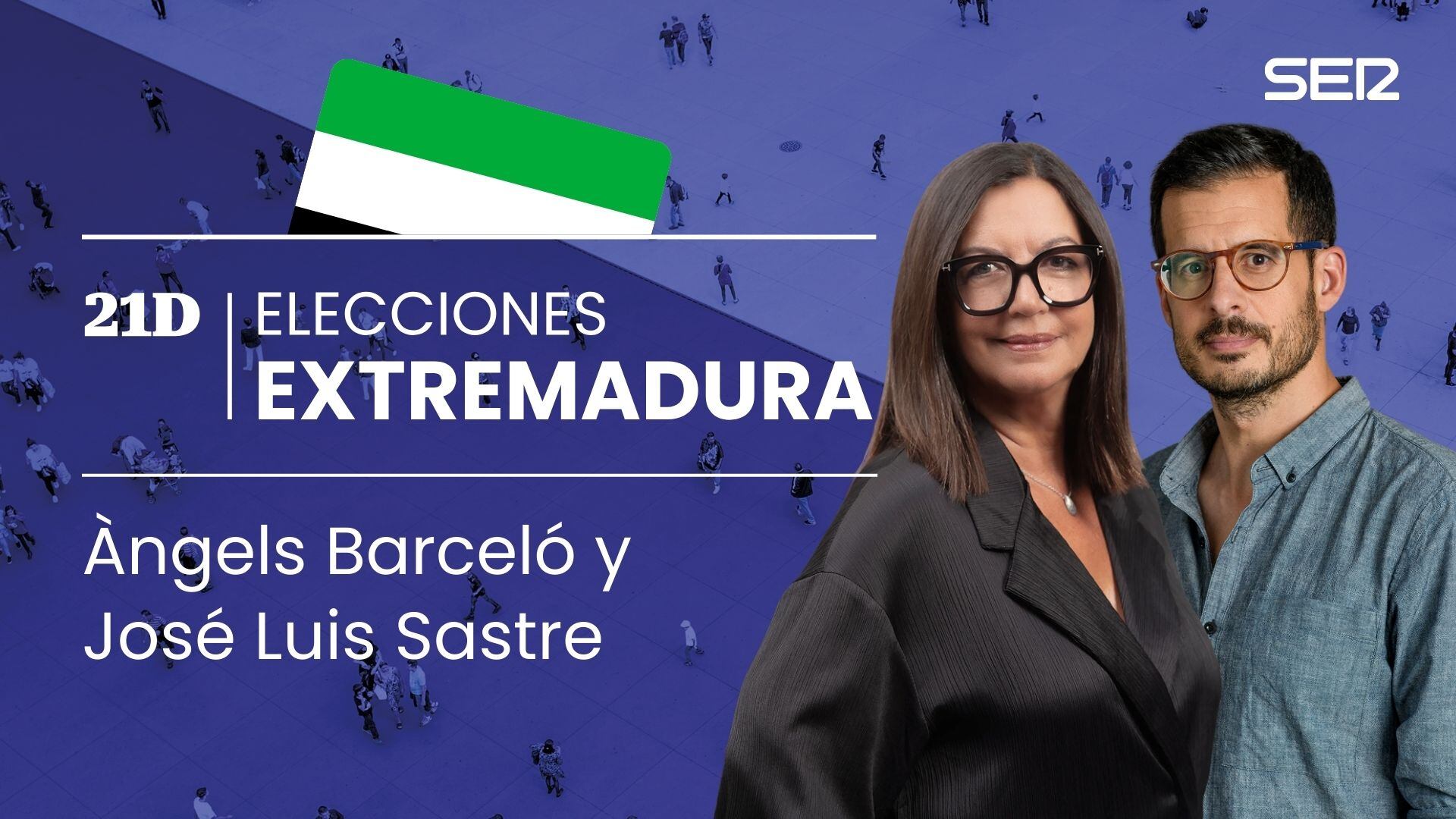 Àngels Barceló y José Luis Sastre encabezan la programación especial por las elecciones en Extremadura.