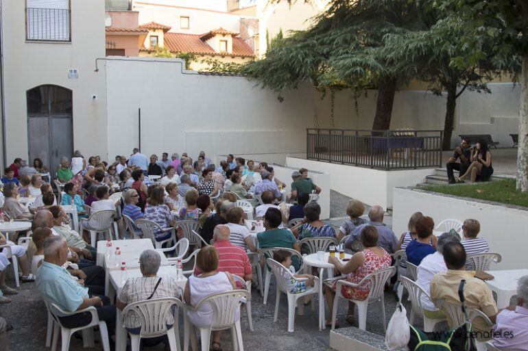 Miembros de la Asociación en uno de los conciertos organizados durante el verano