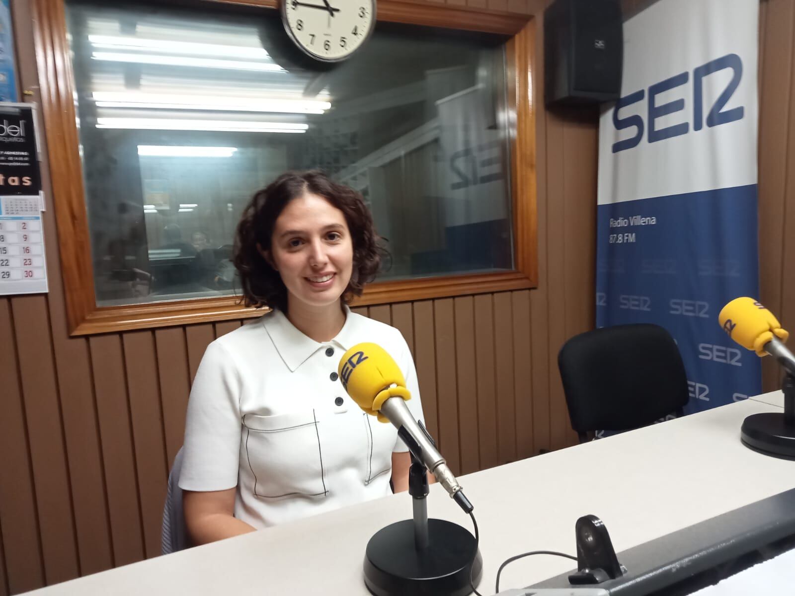 Nerea Tomás, en Radio Villena SER