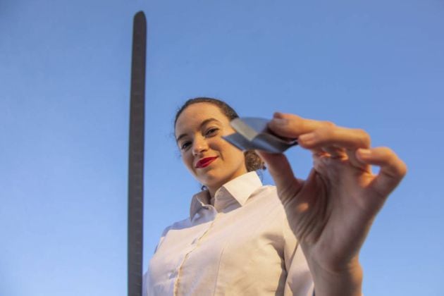 Raquel Acosta, vista desde el jamón.