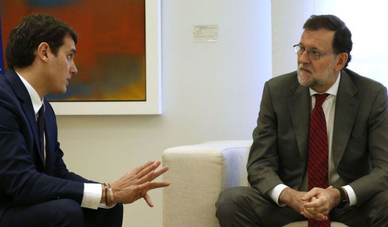 Albert Rivera y Mariano Rajoy, en una fotografía de archivo. 