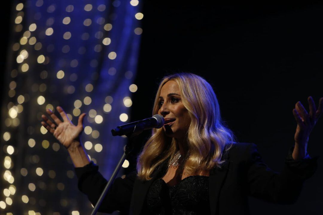 Marta Sánchez en la XI gala dels Premis del Grup Ràdio Gandia