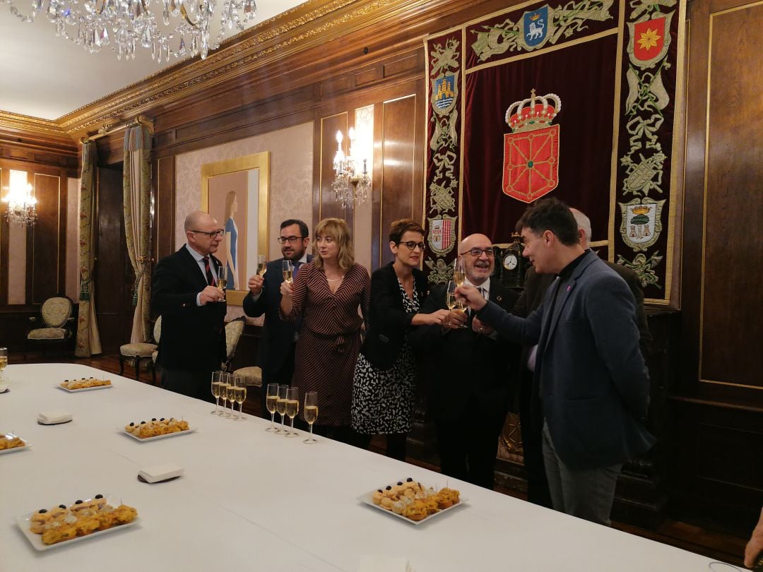 Brindis navideño del Gobierno de Navarra