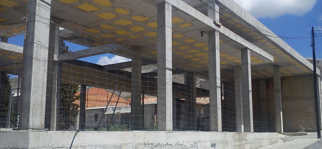 Obras del centro de salud de Huesa.