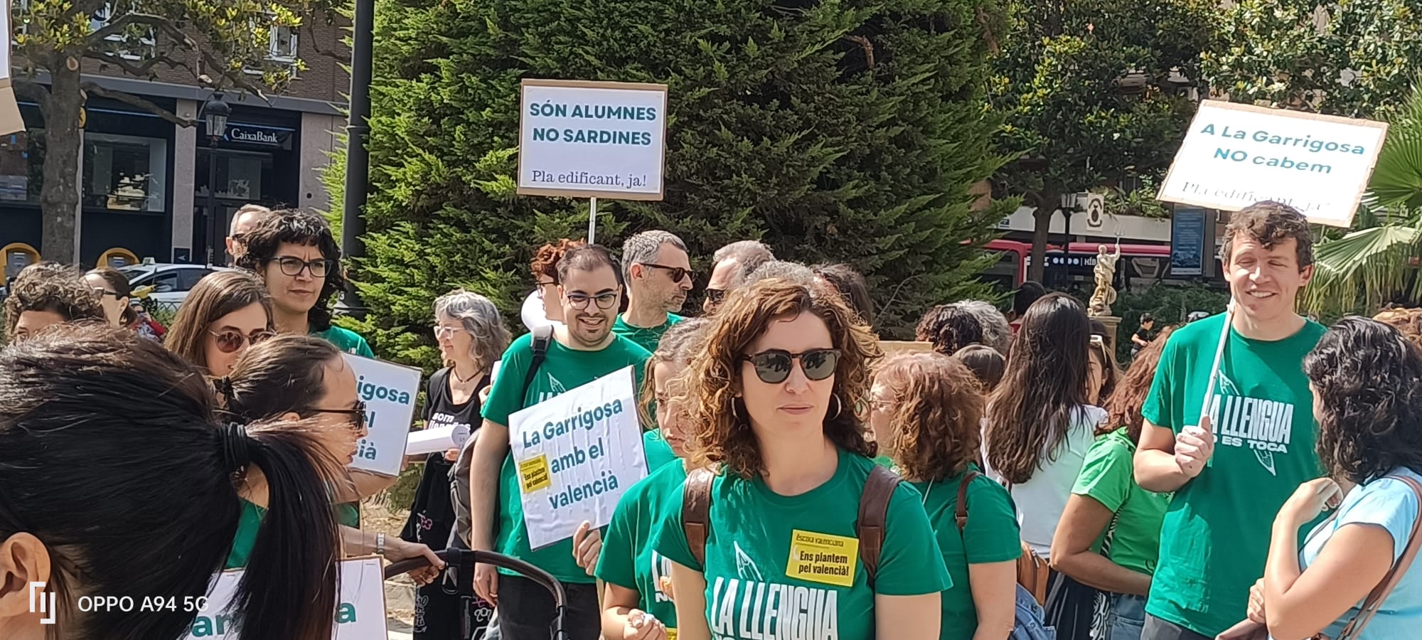 Movilización en el día de huelga educativa en València