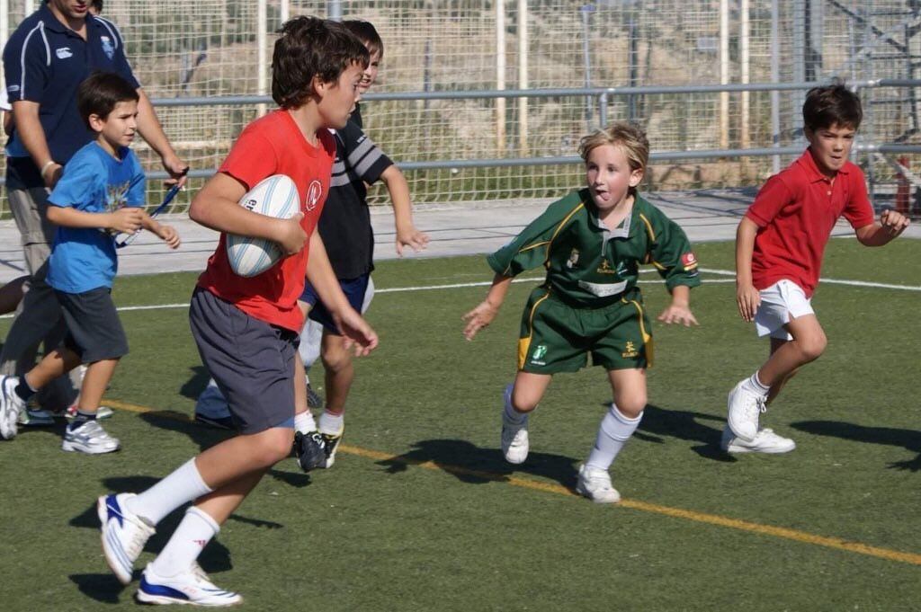 Lea Ducher en sus inicios con el Jaén Rugby.