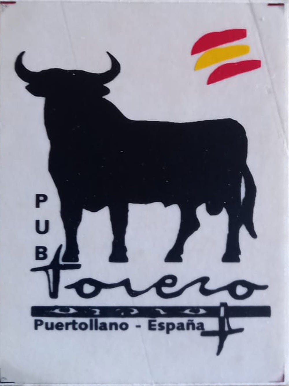 El toro y la bandera, en el Logo del Torero, Torero