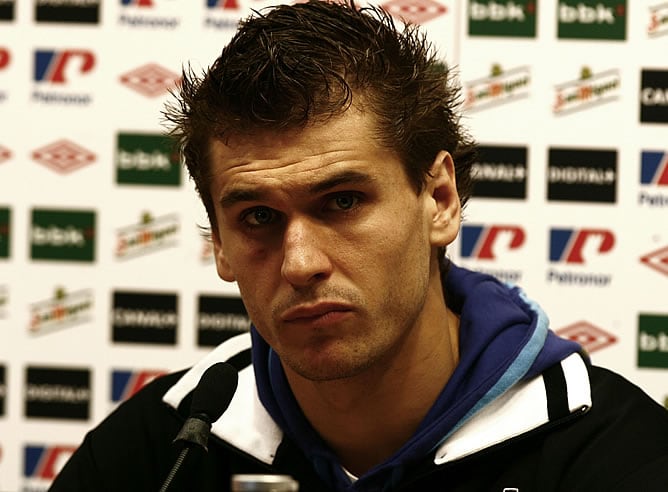 Fernando Llorente, durante una rueda de prensa