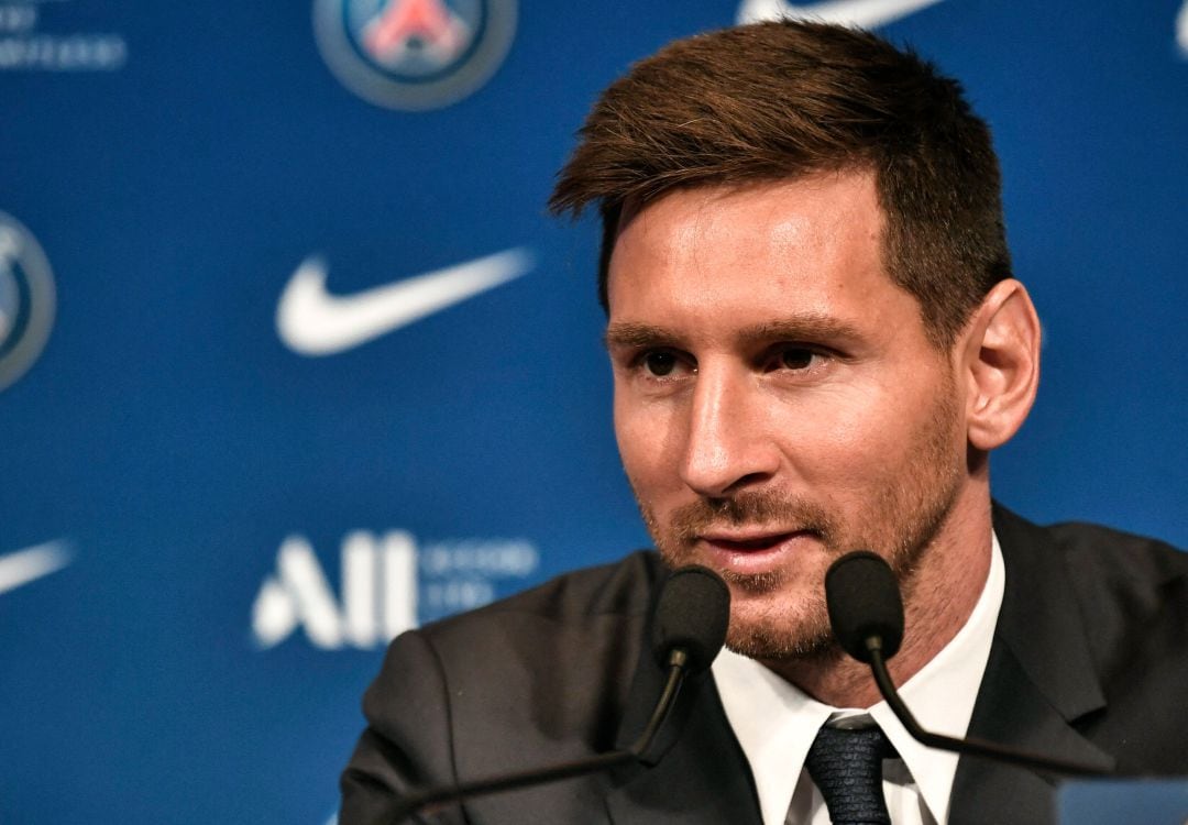 Lionel Messi habló con los medios por primera vez como jugador del PSG