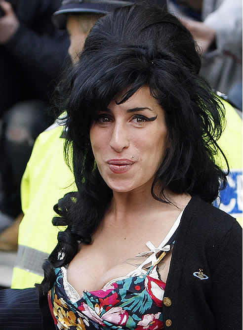 Amy Winehouse en Londres hace unos días