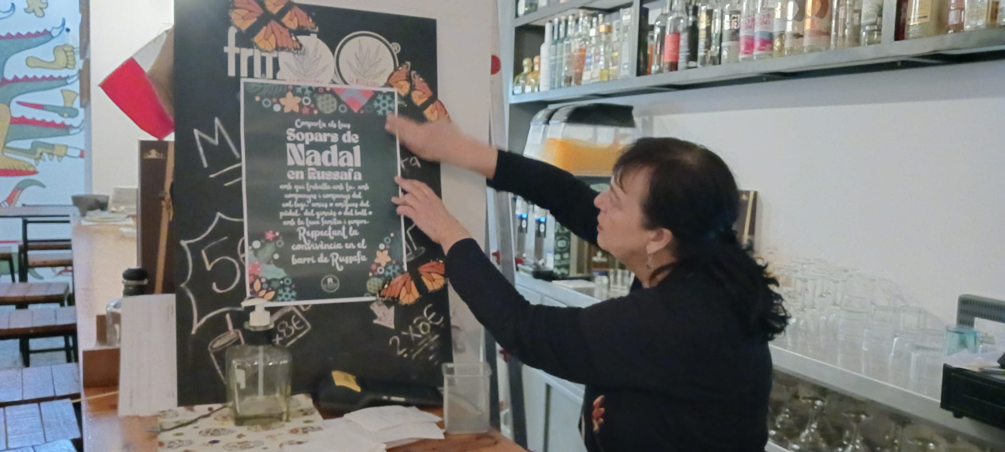 Una hostelera de Ruzafa con el menú especial de cenas y comidas de empresa o amigos de Navidad