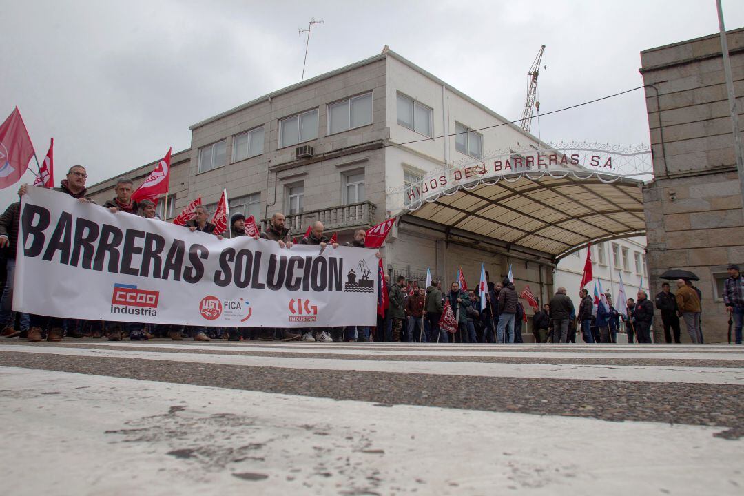 Imagen de archivo de una protesta en Barreras