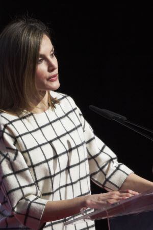 La Reina Letizia, durante su discurso (pulsa para ampliar)