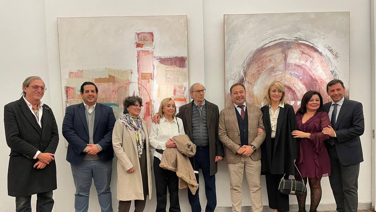 Inauguración de la exposición de Blanca Orozco en la Cámara de Comercio de Sevilla