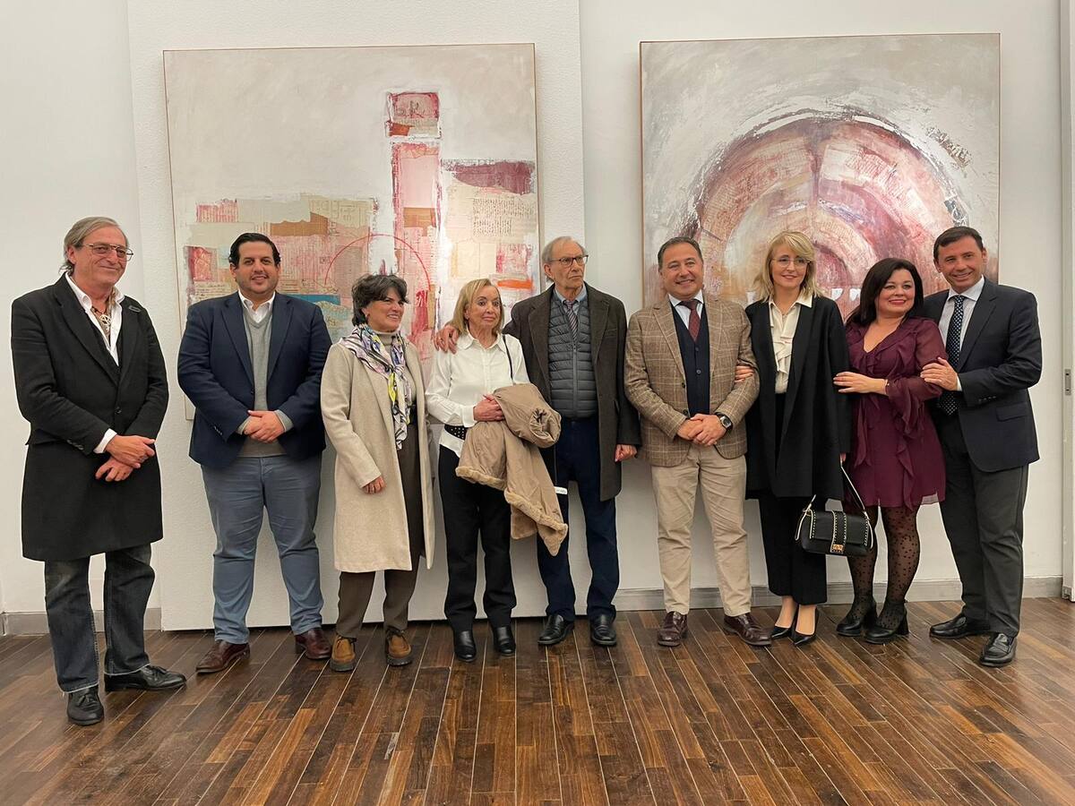 Inauguración de la exposición de Blanca Orozco en la Cámara de Comercio de Sevilla