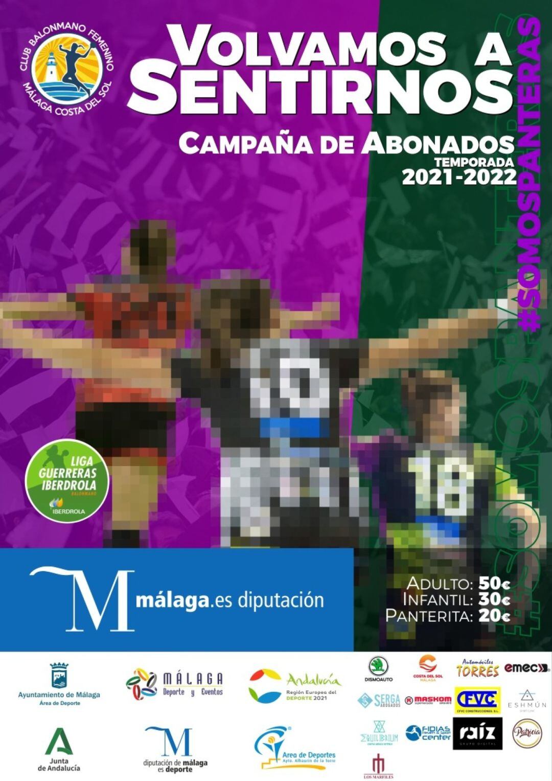 Cartel de los abonos del Costa del Sol Málaga para la próxima temporada