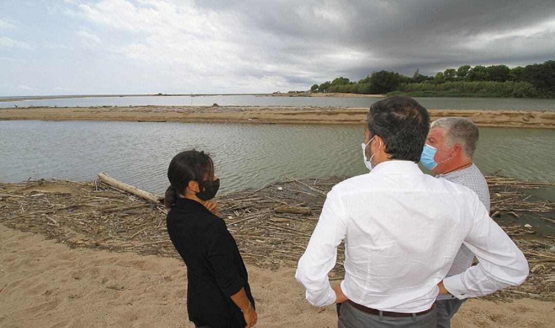 Visita d'autoritats a la zona