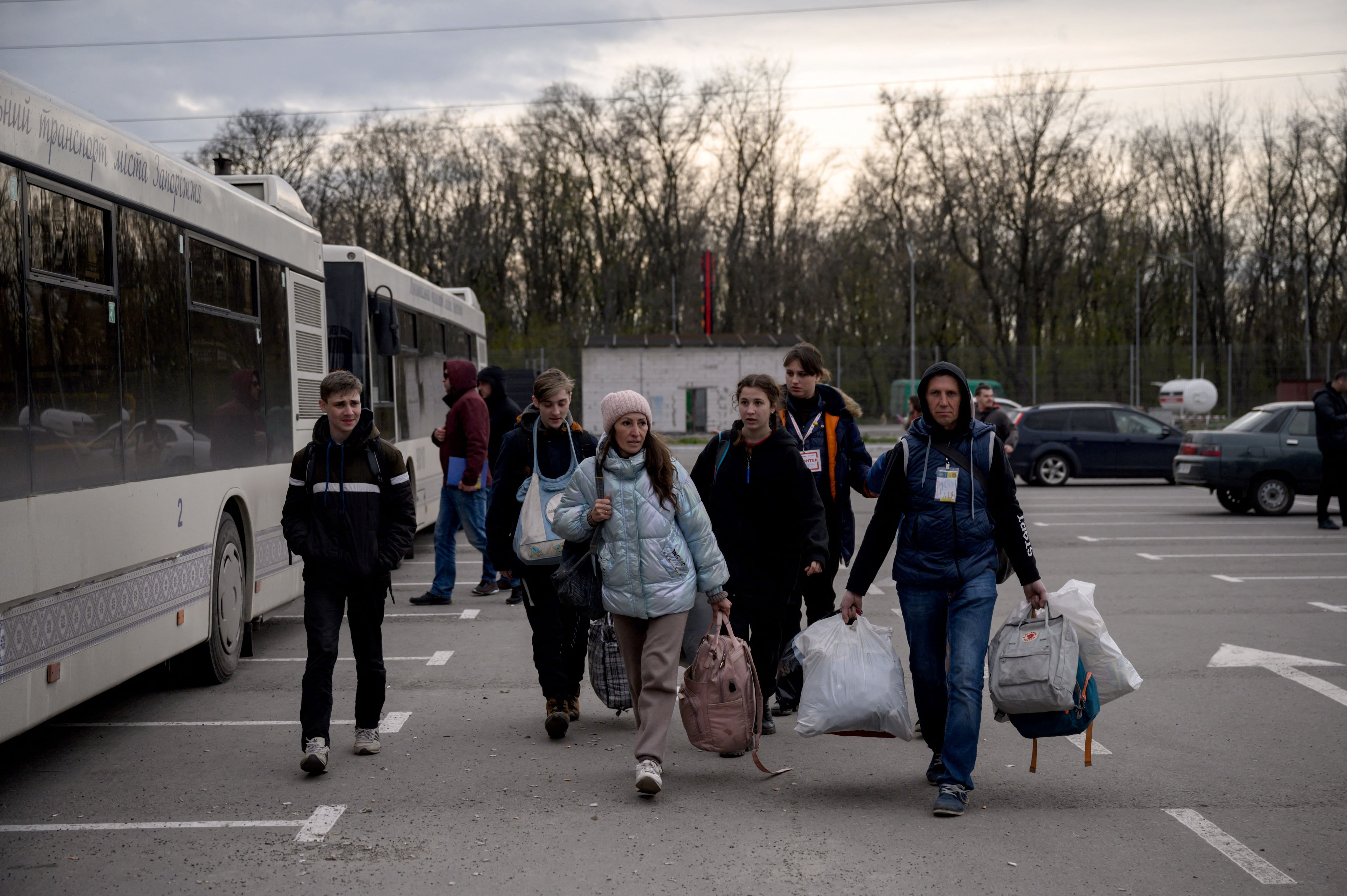 Corredores humanitarios en la ciudad ucraniana de Mariúpol.