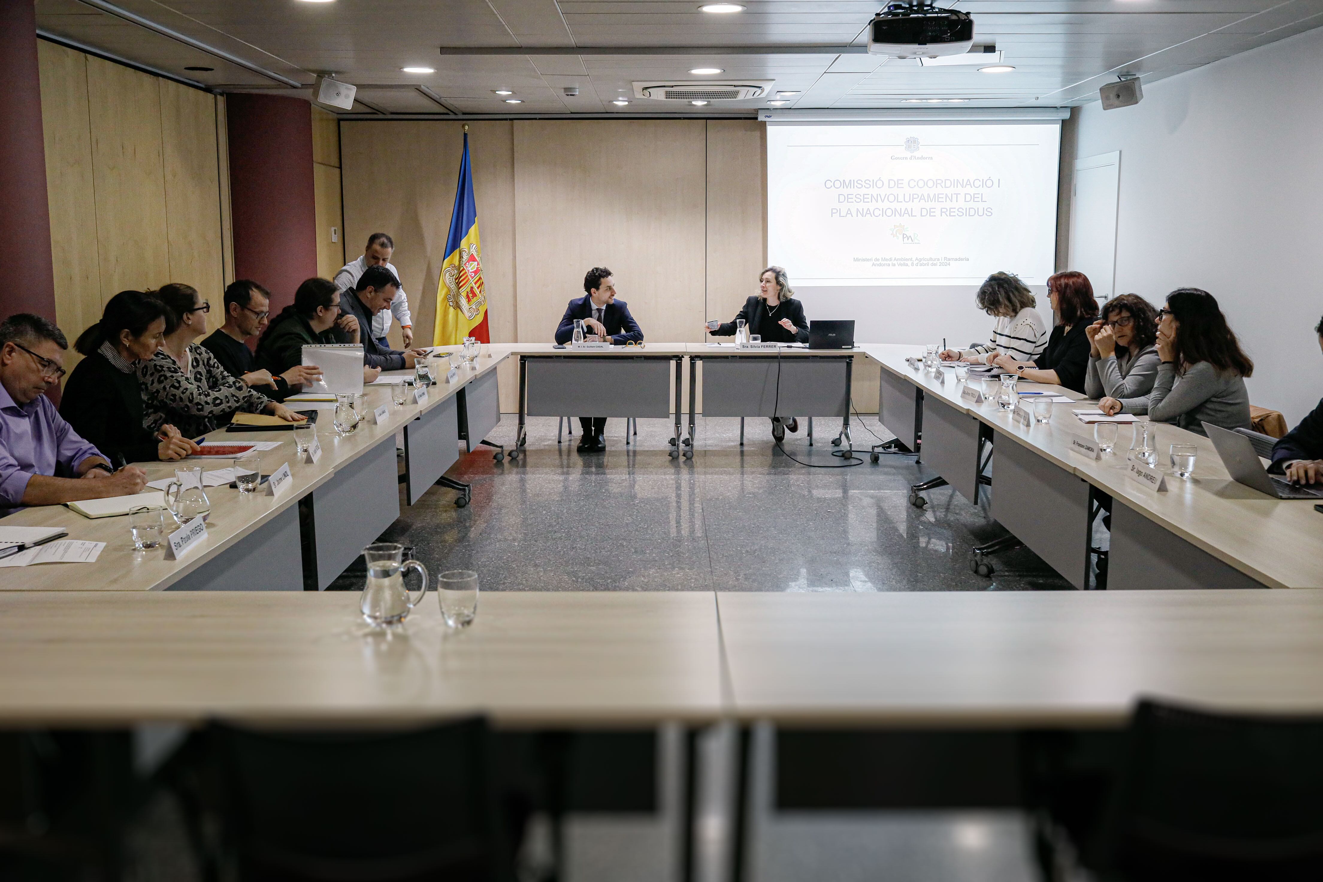 Reunió de la Comissió de Coordinació i Desenvolupament del Pla Nacional de Residus