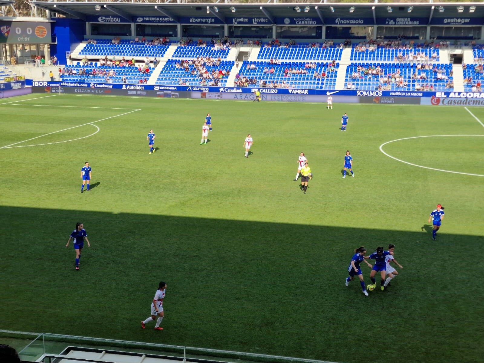El Alcoraz volverá a ser escenario de un partido de fútbol femenino de la SD Huesca