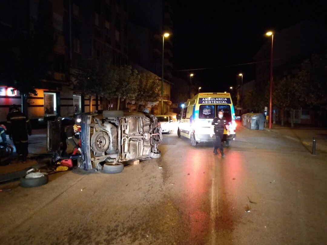 Estado en que quedó el Renault 19