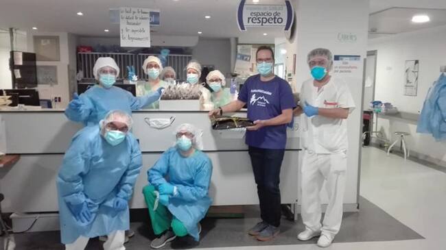 Ciento cincuenta bolsas de magdalenas para el Hospital de Segovia